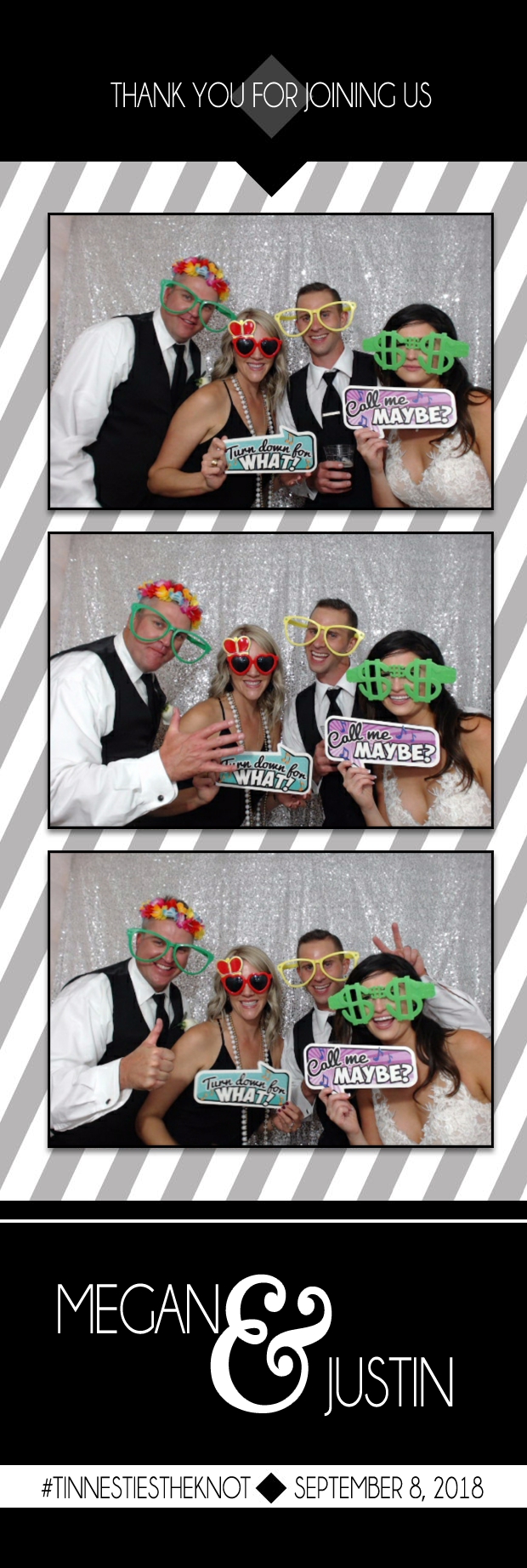 Megan and Justin's Wedding | View more photos from the event at gallery.photoboothbillings.com/u/PhotoBoothBillings/Megan-and-Justins-Wedding